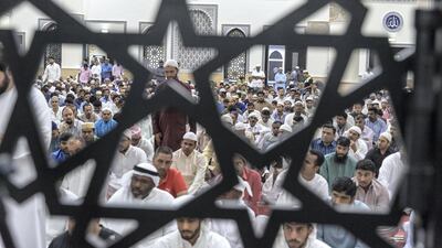 Muslims mark one of the most important occasions in Islam before enjoying a long weekend with their families. Antonie Robertson/The National