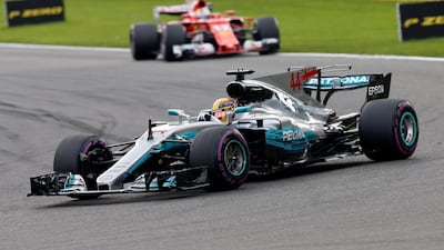 Lewis Hamilton won the Belgian Grand Prix ahead of Sebastian Vettel. Francois Lenoir / Reuters