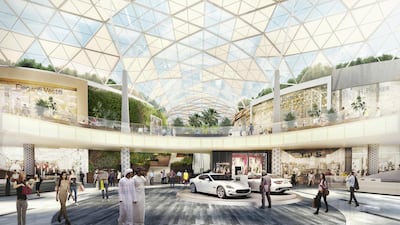 Forsan Central Mall is centred around a bamboo forest theme