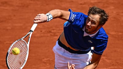 Daniil Medvedev defeated Facundo Bagnis in straight-sets to seal his place in Round 2 of the French Open. AFP