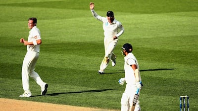 New Zealand won the first of two Tests against India on Sunday. Phil Walter / Getty Images