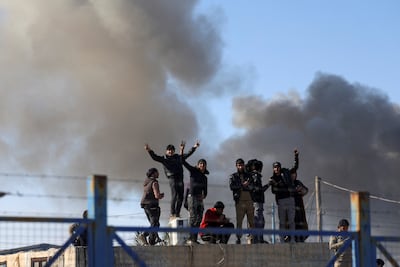 Detainees at Al Hol camp. Reuters