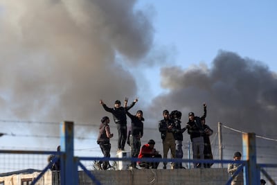 Detainees at Al Hol camp. Reuters