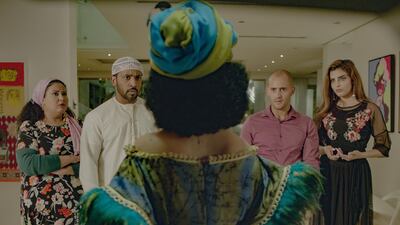 A still from the new Emirati comedy film 'Rashi & Rajab'. Image Nation Abu Dhabi