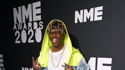 KSI attends the NME Awards 2020 at O2 Academy Brixton on February 12, 2020 in London. Getty Images