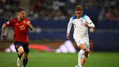 Max Aarons - 7. Full-back who moved into more advanced roles in the second half, almost setting up Smith Rowe from the byline on the hour. Defence was key to stopping Spain. AP