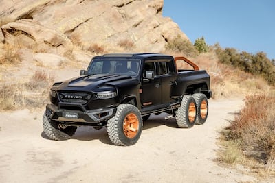 The Rezvani Hercules 6x6 has bulletproof glass