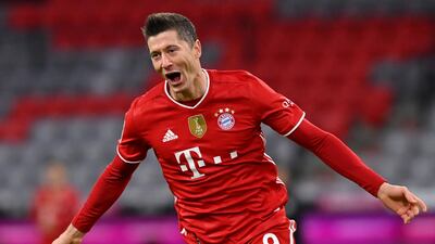 1) Robert Lewandowski (Bayern Munich) 41 goals in 29 games. Golden Shoe points: 82. Getty