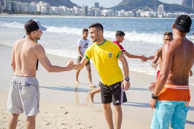 Making friends in Brazil. Courtesy Viva Rio