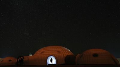 Dr Sundarajan, who works in Applied and Exploration Geophysics at the university’s Earth Science Department, said the mission would replicate many of the same geophysical procedures that scientists would perform on Mars. Karim Sahib / AFP Photo