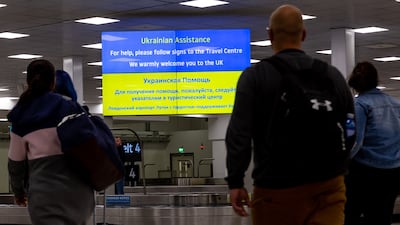 About 504,000 more people are estimated to have moved to the UK than left in the 12 months to June. Getty Images