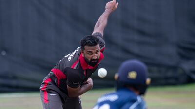 Kashif Daud was hit for six off the second ball he bowled - and took a wicket with his third.
