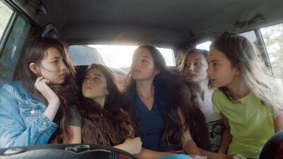 From left, Tugba Sunguroglu, Doga Zeynep Doguslu, Elit Iscan, Ilayda Akdogan and Gunes Sensoy in the film Mustang. Cohen Media Group via AP