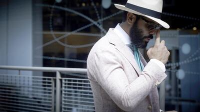 Slim-fit linen suits - in all variations of pastel - are going to be big this year.