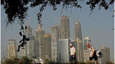 David Howell of England at the Omega Dubai Desert Classic last year.