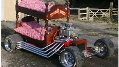 In theory, the Bunkbed could be steered from the top or bottom. Newspress