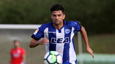 Alaves midfielder Enzo Zidane was a reserve player for Real Madrid. Bob Edme / AP Photo