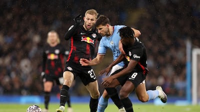 Ruben Dias - 8 Played a huge part in the third goal by winning the header that came off the crossbar and which eventually fell into the path of Haaland. Hardly put a foot wrong in defence. Getty