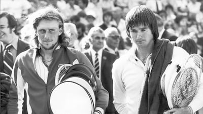 Bjorn Borg v Jimmy Connors: At the end of their careers, Borg had the last laugh against Connors - in a manner of speaking - given he had beaten him in 15 of the 23 of the matches between the rivals. At grand slam tournaments, too, the Swede had a 5-3 edge. But he has since recalled the hurt he felt of never having won the US Open - twice beaten by the American in the final, in 1976 and '78. Borg, though, beat Connors in two Wimbledon summit clashes, in '77 and '78. David Ashdown / Getty Images