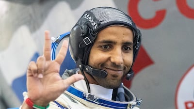 Hazza Al Mansouri has become a national hero since his mission to ISS. AP Photo