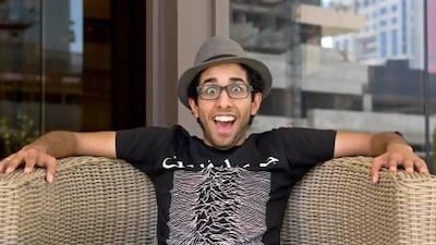 The Saudi comic Fahad Albutairi is well known for his famous YouTube comedy show La Yekthar. Jeff Topping / The National