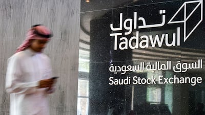 Saudi Arabia's Tadawul stock exchange slid by as much as 6.1 per cent on Sunday, its worst showing since 2020. AFP