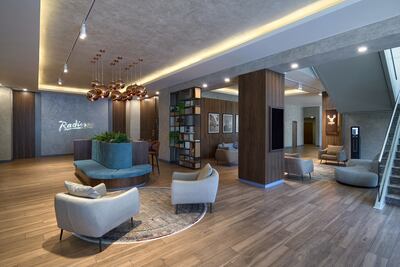 The lobby has plenty of sitting nooks and houses Lagom restaurant, while level two is dedicated to meeting and conference rooms. Photo: Radisson