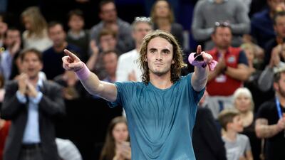 Stefanos Tsitsipas comes to the Dubai Duty Free Tennis Championships on the back of winning in Marseille. AP Photo