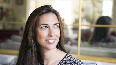 Tatiana Antonelli Abella, founder of Goumbook, who launched the Drop It Youth scheme to encourage young people to raise awareness about single-use plastic pollution. Reem Mohammed / The National