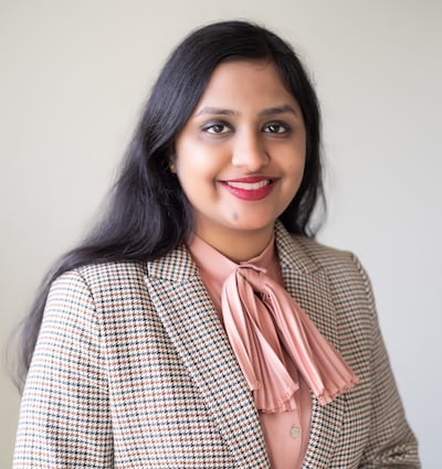 Dr Sneha John, a psychologist at the Medcare Camali Clinic, Dubai. Photo: Medcare