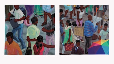 Part of Sameer Kulavoor's series 'A Man in the Crowd'. Courtesy TARQ