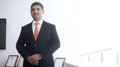 Vijay Harpalani, assistant fund manager at Al Mal Capital, says he has been fortunate to have experienced both bull market and bear market cycles in a short period of time. Lee Hoagland / The National