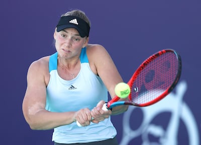 Elena Rybakina defeated Daria Kasatkina in straight sets to reach the Abu Dhabi WTA Women's Tennis Open quarter-finals. Getty Images