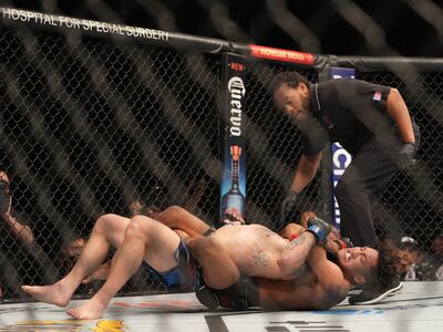 Raul Roses Jr won on his UFC debut by submitting Jay Perrin. USA Today