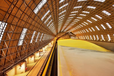 A gas processing plant. Adnoc is set to be the world's leading sulphur producer. Courtesy Adnoc