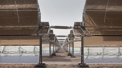 The Shams 1 solar plant near Madinat Zayed, Abu Dhabi. Silvia Razgova / The National