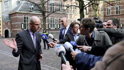 Dutch foreign minister Stef Blok has said there were "strong indications" that Iran was involved in attacks in the Netherlands. Reuters/Michael Kooren