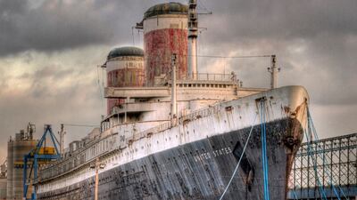 The SS United States was the world's fastest ship and will now be the world's largest artificial reef. Photo: SS United States Conservancy