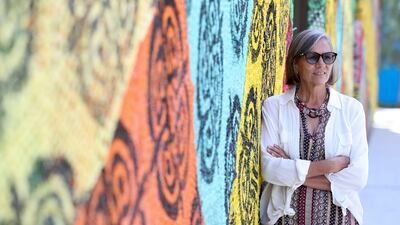 In a small town in west Mexico, 100 women, led by Lorena Ron, spent more than 5,200 hours crocheting 3,500 individual pieces that make up the eye-catching exterior of the Mexico Pavilion at Expo 2020 Dubai. All photos: Khushnum Bhandari / The National