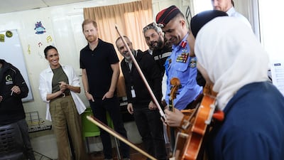 A musical presentation for Prince Harry and Meghan