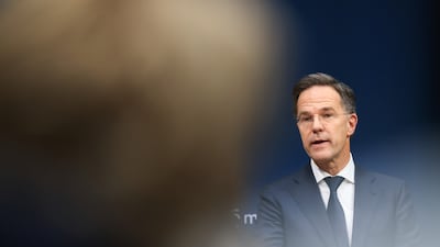 Nato Secretary General Mark Rutte speaks at the Munich Security Conference last week. Bloomberg