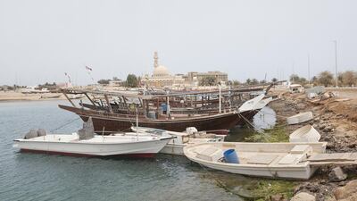 The island, as seen from the Mena. Mona Al Marzooqi / The National