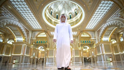 The Great Hall is the architectural heart of Qasr Al Watan.