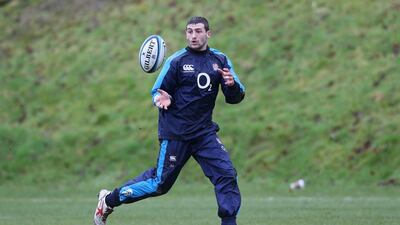 Jonny May was bloodied by France in England's 26-24 loss but will be in the starting line-up for Scotland at Edinburgh. David Rogers / Getty Images