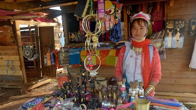 Mu Par and her neighbours from Panpet’s cluster of five hamlets grouped together to build a market. hey share the profits from the 5,000 kyat (Dh15.60) visitor entrance fee.
