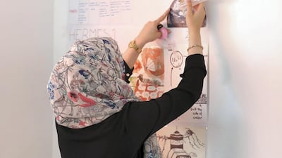 The students returned with a clearer idea of both the challenges and the opportunities that await humankind as we plan to establish inhabitable settlements on Mars. Chris Whiteoak / The National