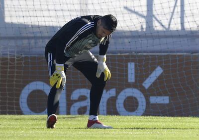 Argentina's goalkeeper Sergio Romero. AFP