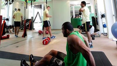 The Platform 3 gym in Dubai’s JBR Marina. Photos by Satish Kumar / The National
