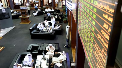 UAE equity markets have fallen in the last month more because of oil prices than to a weaker yuan. Pawan Singh / The National