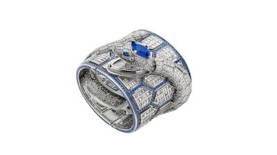 The jewellery watch prize went to Bvlgari’s Serpenti Misteriosi Romani at the Grand Prix d’Horlogerie de Genève, which will be on display at Dubai Watch Week. Courtesy Bvlgari